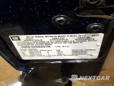 Zdjęcie 13 z 13 samochodu: 2005 GMC YUKON XL K1500 VIN:3GKFK16Z25G222708 - miniatura