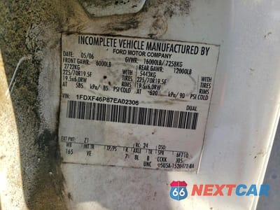 Zdjęcie 13 z 13 samochodu: 2007 FORD F450 SUPER DUTY UTILITY / SERVICE TRUCK VIN:1FDXF46P87EA02306 - miniatura