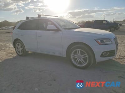 Czwarte zdjęcie samochodu z boku: 2017 AUDI Q5 PREMIUM PLUS VIN:WA1L2AFP6HA003602 - miniatura