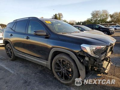 Czwarte zdjęcie samochodu z boku: 2019 GMC TERRAIN SLT VIN:3GKALPEX6KL229402 - miniatura