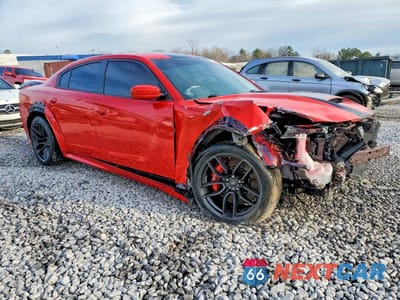 Czwarte zdjęcie samochodu z boku: 2021 DODGE CHARGER SCAT PACK VIN:2C3CDXGJ3MH558844 - miniatura