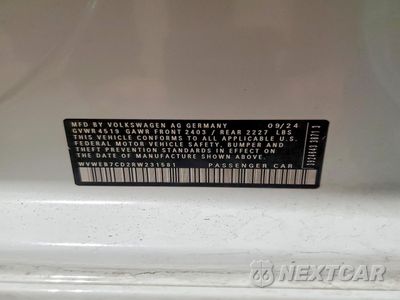 Zdjęcie 12 z 13 samochodu: 2024 VOLKSWAGEN GOLF R VIN:WVWEB7CD2RW231581 - miniatura