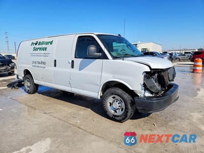 Czwarte zdjęcie samochodu z boku: 2020 CHEV EXPRESS CARGO 2500 1 VIN:1GCWGBFP8L1143413 - miniatura