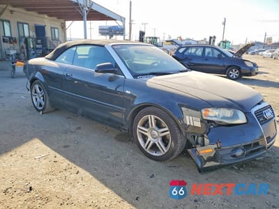 Czwarte zdjęcie samochodu z boku: 2007 AUDI A4 2.0T CABRIOLET QUATTRO VIN:WAUDF48H57K030477 - miniatura