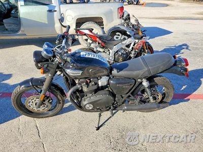 Trzecie zdjęcie samochodu z tyłu: 2018 TRIUMPH MOTORCYCLE BONNEVILLE T100 VIN:SMTD10GN7JT848443 - miniatura