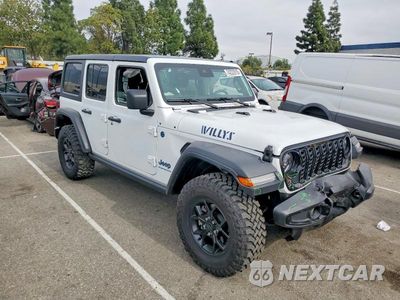 Czwarte zdjęcie samochodu z boku: 2025 JEEP WRANGLER SPORT 4XE VIN:1C4RJXN6XSW541759 - miniatura