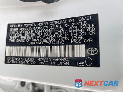 Zdjęcie 13 z 13 samochodu: 2021 TOYOTA COROLLA XSE VIN:JTNC4MBE7M3144193 - miniatura