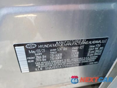 Zdjęcie 13 z 13 samochodu: 2023 HYUNDAI SANTA FE SE VIN:5NMS1DAJ7PH580216 - miniatura