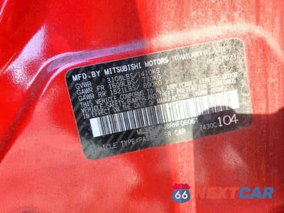 Zdjęcie 12 z 13 samochodu: 2024 MITSUBISHI MIRAGE G4 ES VIN:ML32FUFJ8RHF06064 - miniatura