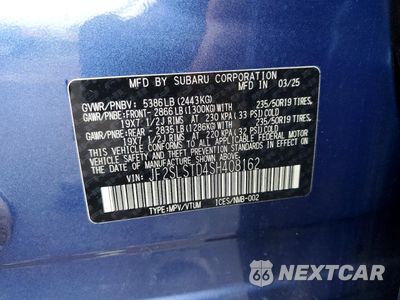 Zdjęcie 13 z 13 samochodu: 2025 SUBARU FORESTER TOURING VIN:JF2SLSTD4SH408162 - miniatura