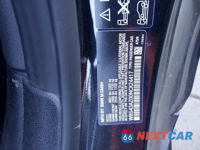 Zdjęcie 12 z 12 samochodu: 2022 BMW M4 COMPETITION VIN:WBS43AZ00NCK24417 - miniatura