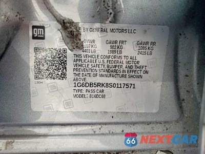 Zdjęcie 12 z 12 samochodu: 2025 CADILLAC CT4 PREMIUM LUXURY VIN:1G6DB5RK8S0117571 - miniatura