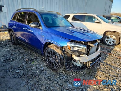 Czwarte zdjęcie samochodu z boku: 2024 MERCEDES-BENZ GLB AMG 35 4MATIC VIN:W1N4M5BB8RW346981 - miniatura