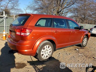 Trzecie zdjęcie samochodu z tyłu: 2014 DODGE JOURNEY SE VIN:3C4PDCAB8ET198485 - miniatura