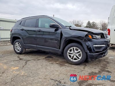 Czwarte zdjęcie samochodu z boku: 2021 JEEP COMPASS SPORT VIN:3C4NJDAB9MT565852 - miniatura