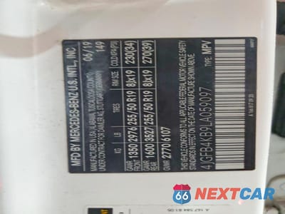 Zdjęcie 12 z 13 samochodu: 2020 MERCEDES-BENZ GLE 350 4MATIC VIN:4JGFB4KB9LA059097 - miniatura