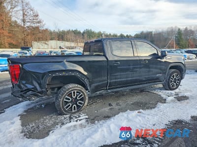 Trzecie zdjęcie samochodu z tyłu: 2022 GMC SIERRA K1500 AT4 VIN:3GTUUEET3NG604554 - miniatura