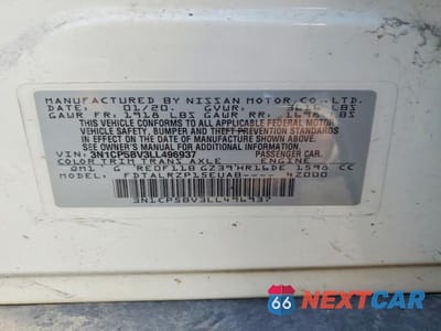 Zdjęcie 12 z 12 samochodu: 2020 NISSAN KICKS S VIN:3N1CP5BV3LL496937 - miniatura
