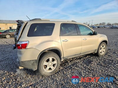 Trzecie zdjęcie samochodu z tyłu: 2010 GMC ACADIA SLE VIN:1GKLRLED8AJ134416 - miniatura