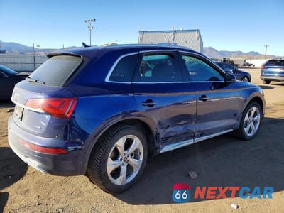 Trzecie zdjęcie samochodu z tyłu: 2021 AUDI Q5 PRESTIGE VIN:WA1CAAFY6M2074251 - miniatura