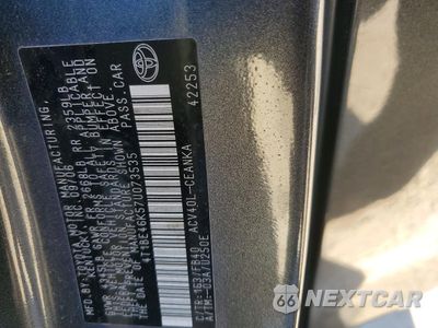 Zdjęcie 12 z 13 samochodu: 2007 TOYOTA CAMRY CE VIN:4T1BE46K57U073535 - miniatura