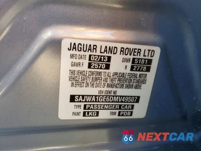 Zdjęcie 12 z 14 samochodu: 2013 JAGUAR XJ SUPERCHARGED VIN:SAJWA1GE6DMV49507 - miniatura