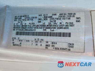 Zdjęcie 13 z 13 samochodu: 2011 FORD E250 DELIVERY VAN VIN:1FTNS2EL6BDA58415 - miniatura