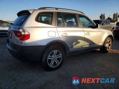 Trzecie zdjęcie samochodu z tyłu: 2005 BMW X3 3.0I VIN:WBXPA93465WD17225 - miniatura