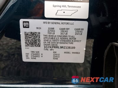 Zdjęcie 13 z 14 samochodu: 2024 CADILLAC LYRIQ LUXURY VIN:1GYKPRRL9RZ138189 - miniatura