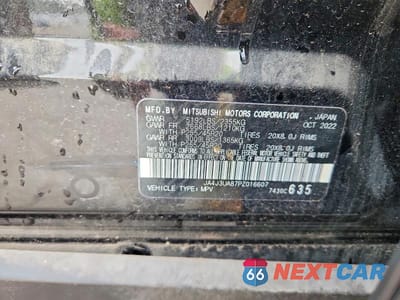 Zdjęcie 13 z 13 samochodu: 2023 MITSUBISHI OUTLANDER SE VIN:JA4J3UA87PZ016607 - miniatura