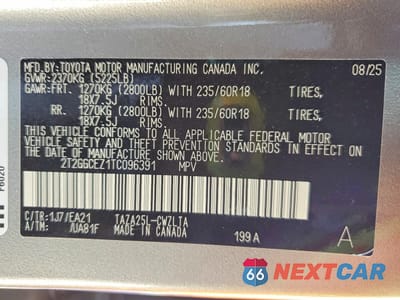 Zdjęcie 13 z 13 samochodu: 2026 LEXUS NX 350 PREMIUM VIN:2T2GGCEZ1TC096391 - miniatura