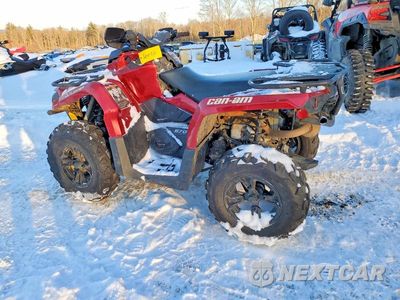 Trzecie zdjęcie samochodu z tyłu: 2018 CANM OUTLANDER - ATV VIN:3JBLKAT44JJ002073 - miniatura
