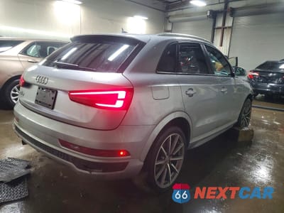 Trzecie zdjęcie samochodu z tyłu: 2018 AUDI Q3 PREMIUM VIN:WA1BCCFS8JR033605 - miniatura