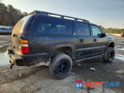 Trzecie zdjęcie samochodu z tyłu: 2002 CHEVROLET SUBURBAN K1500 VIN:3GNFK16Z32G187210 - miniatura