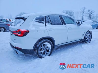 Trzecie zdjęcie samochodu z tyłu: 2024 BMW X3 XDRIVE30I VIN:5UX53DP0XR9T60507 - miniatura
