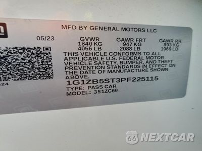 Zdjęcie 12 z 12 samochodu: 2023 CHEVROLET MALIBU LS VIN:1G1ZB5ST3PF225115 - miniatura