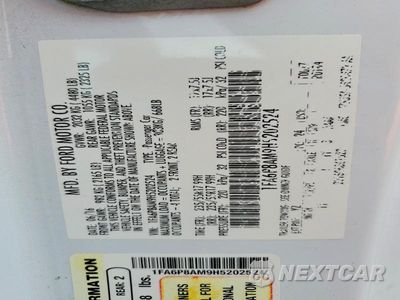 Zdjęcie 13 z 13 samochodu: 2017 FORD MUSTANG VIN:1FA6P8AM9H5202524 - miniatura