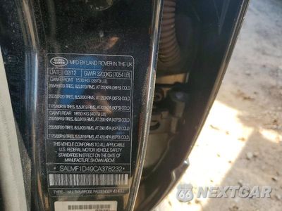 Zdjęcie 13 z 13 samochodu: 2012 LAND ROVER RANGE ROVER HSE LUXURY VIN:SALMF1D49CA378232 - miniatura