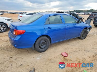 Trzecie zdjęcie samochodu z tyłu: 2009 TOYOTA COROLLA BASE VIN:JTDBL40E19J000972 - miniatura