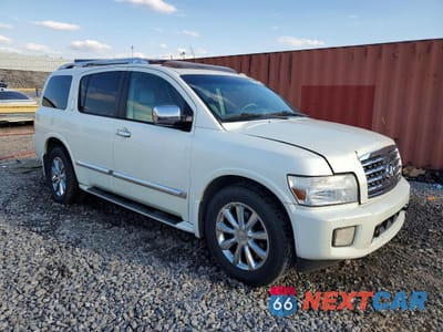 Czwarte zdjęcie samochodu z boku: 2008 INFINITI QX56 BASE VIN:5N3AA08D28N909710 - miniatura