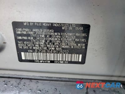 Zdjęcie 13 z 13 samochodu: 2009 SUBARU FORESTER 2.5X PREMIUM VIN:JF2SH63649H728232 - miniatura