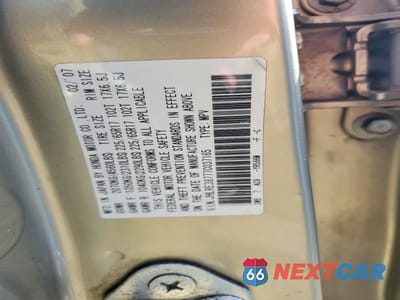 Zdjęcie 13 z 13 samochodu: 2007 HONDA CR-V EXL VIN:JHLRE38777C037165 - miniatura
