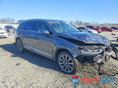 Czwarte zdjęcie samochodu z boku: 2018 AUDI Q7 PREMIUM PLUS VIN:WA1LAAF79JD042899 - miniatura