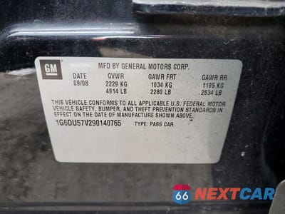 Zdjęcie 13 z 13 samochodu: 2009 CADILLAC CTS HI FEATURE V6 VIN:1G6DU57V290140765 - miniatura