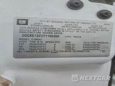 Zdjęcie 13 z 13 samochodu: 2007 CHEVROLET SILVERADO C1500 CLASSIC CREW CAB VIN:2GCEC13Z271160358 - miniatura
