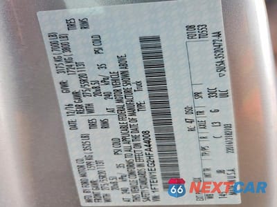 Zdjęcie 13 z 13 samochodu: 2017 FORD F150 SUPERCREW VIN:1FTEW1EG2HFA44008 - miniatura