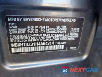 Zdjęcie 13 z 13 samochodu: 2017 BMW X1 XDRIVE28I VIN:WBXHT3Z31H4A54314 - miniatura
