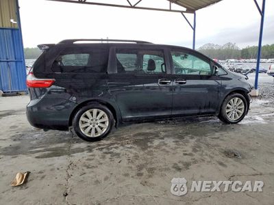 Trzecie zdjęcie samochodu z tyłu: 2015 TOYOTA SIENNA XLE VIN:5TDYK3DC4FS618480 - miniatura