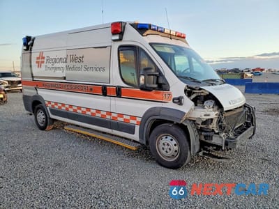 Czwarte zdjęcie samochodu z boku: 2017 RAM PROMASTER 3500 AMBULANCE VIN:3C6URVHG8HE507938 - miniatura