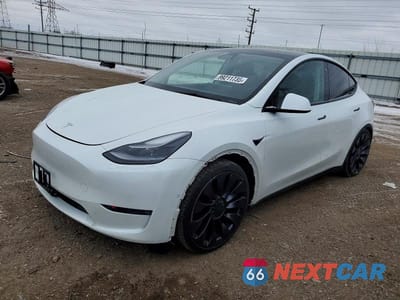 2021 TESLA MODEL Y 5YJYGDEF6MF251776 - główne zdjęcie licytacji z USA - miniatura